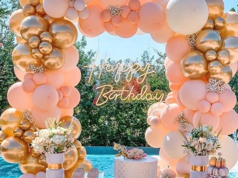 152pcs DIY Boho Pink Gold Yellow White Balloon Garland Arch Kit for Bridal Shower Baby Shower Birthday Wedding Party Decor